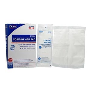 Cellulose ABD Combine Pad 8x10" Sterile Not Made With Natural Rubber Latex