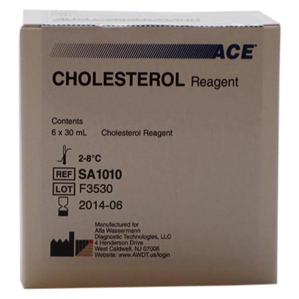 Cholesterol Reagent 6x30mL 800 Count Kit Ea