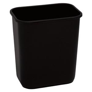 Highmark Wastebasket 3.25 Gallons 12.25 in x 8.5 in x 12 in Black Ea