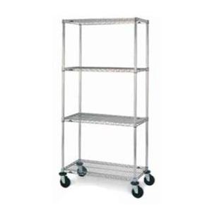 Super Erecta Brite Storage Shelving Unit Zinc Plated Steel Wire Ea