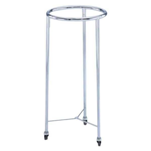 Linen Round Stainless Steel Hamper 18x35