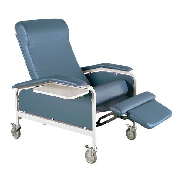 CareCliner Clinical Recliner Vinyl 450lb Capacity Blue Ridge Ea