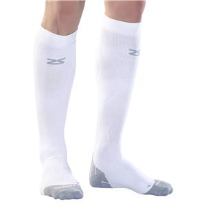 Compression Socks Knee High Medium Men White