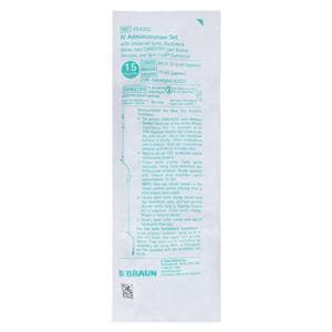 IV Administration Set Needleless 84" 15 Drops/mL Priming Volume 17mL 50/Ca