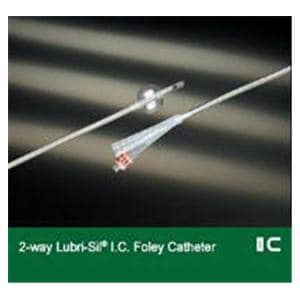 Lubri-Sil Catheter Foley 24Fr 5cc Standard Round Tip Hydrogel Coated 2-Way 12/Ca