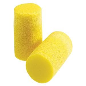 E-A-R Classic Uncorded Earplugs Lg/Clndr Shp Yellow PVC Single Use 2000/Ca