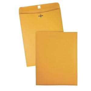 Quality Park Clasp Envelope 10 in x 13 in Gummed Kraft 100/Box 100/Bx