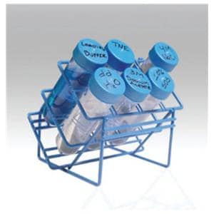 Poxygrid Test Tube Slant Rack 30mm 8 Place Blue Ea