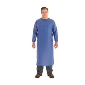 Barrier Apron Adult X-Large Blue 12/Ca