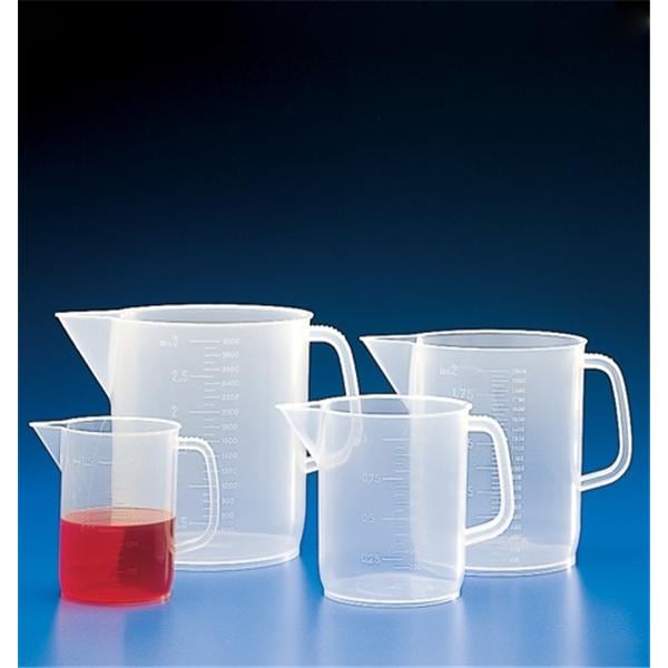 Beaker Polypropylene Clear 1000mL Ea