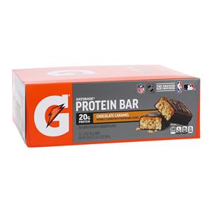 Gatorade Food/ Drink Bar Whey Protein Chocolate Caramel Bag-In-Box 12/Ca