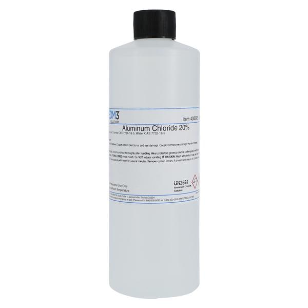 Solution Aluminum Chloride 20% 16oz Bottle Ea