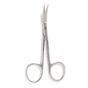 Iris Scissors Curved 4-1/2" Stainless Steel Ea