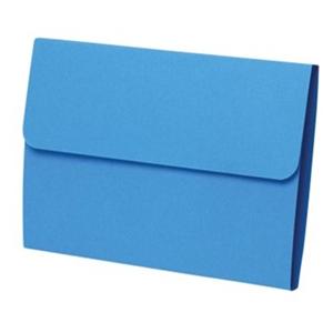 Folder File Economy Rx DblFold Blue 100/Pk 100/Pk