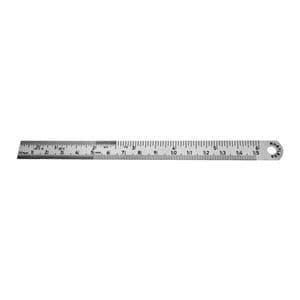 Ruler 6" Stainless Steel Ea