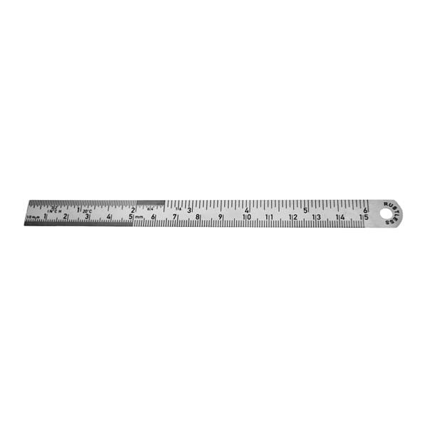 Ruler 6" Stainless Steel Ea