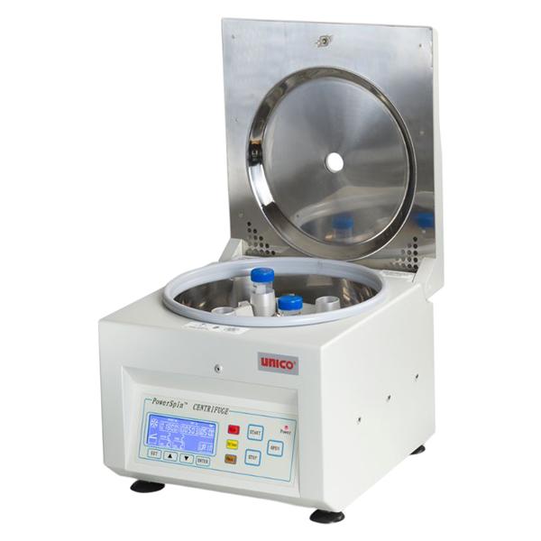 Powerspin DX Variable Speed Centrifuge 4 Place 500-3400rpm Horizontal Rotor Ea