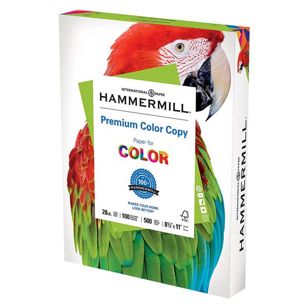 Hammermill Color Copy Paper 8.5 in x 11 in 28 Lb Case Of 5 Reams