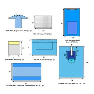 Head/Neck Pack Cover Zone-Reinforced 90x50