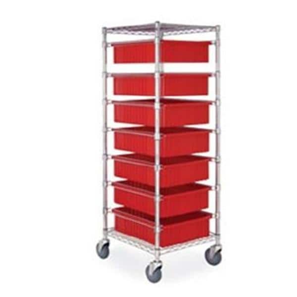 Mobile Cart 21x24x69" (7) Bin