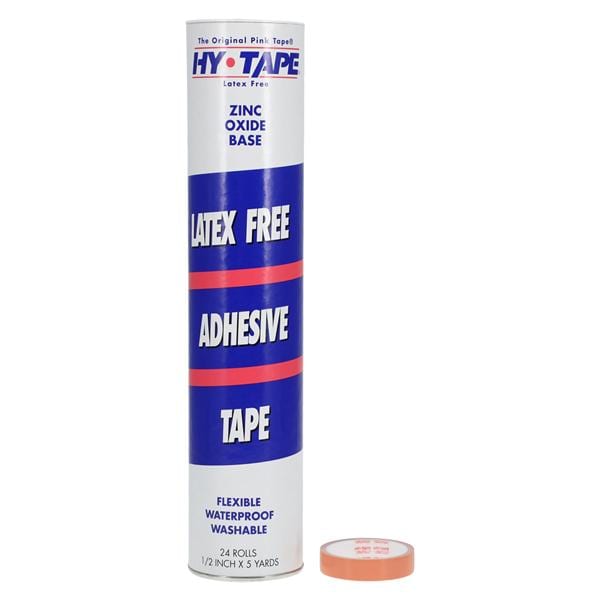 Hy-Tape Tape Zinc Oxide .5"x5yd White 24/Pk