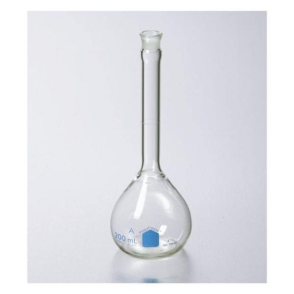 Pyrex Volumetric Flask 25mL Class A 6/Pk