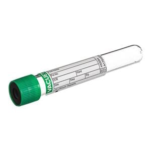 Vacuette Venous Blood Collection Tube Green/Black 9mL Polypropylene 1200/Ca