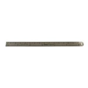 Flexible Ruler Stainless Steel 6 in x 1/2 in 3/Pk