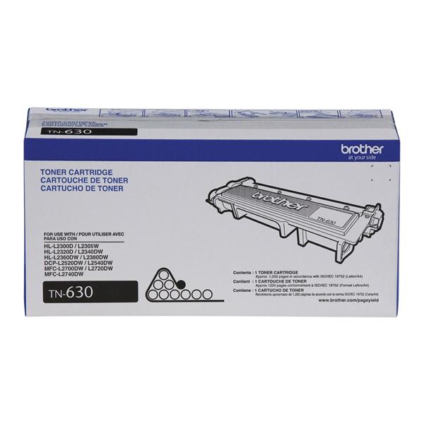 Brother TN-630 Black Toner Cartridge Ea