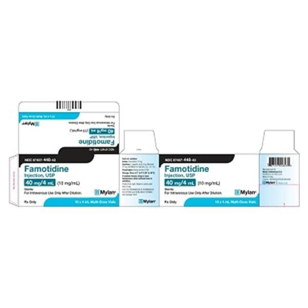 Famotidine Injection 10mg/mL MDV 4mL 10/Package