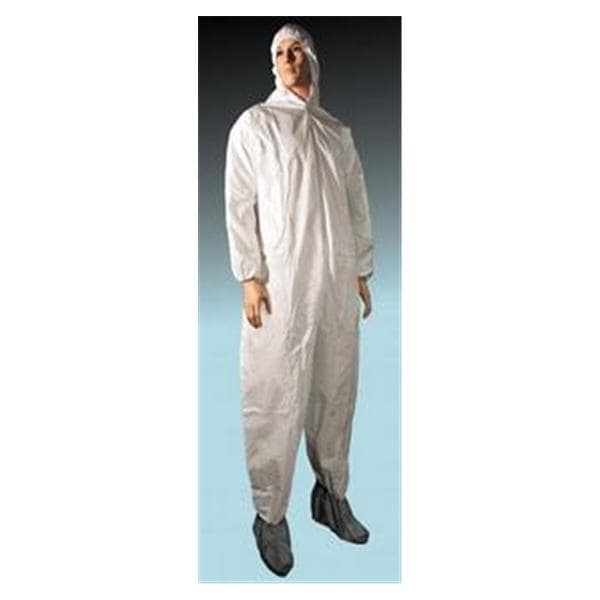 Coverall Medium White 25/Ca