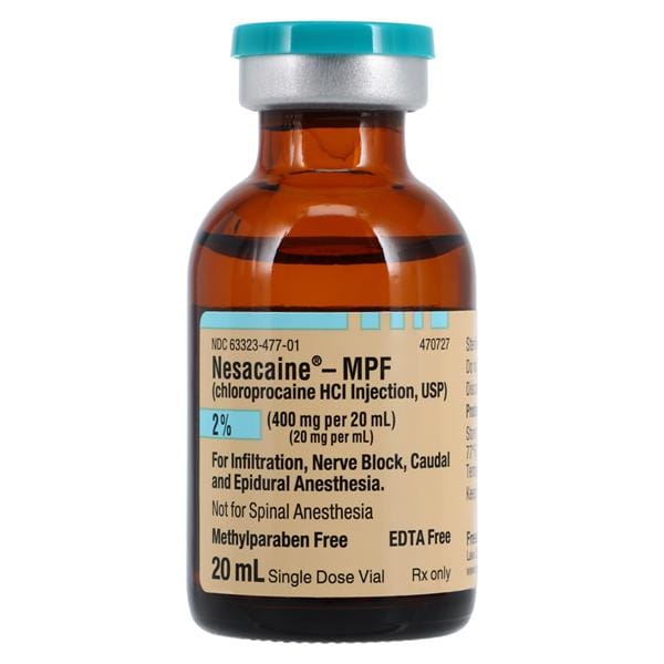 Nesacaine MPF Injection 2% Preservative Free SDV 20mL 25/Package