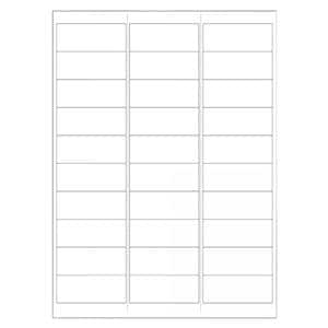 Labels Chart Lar Portrait Wht 2-5/8x1" 1000/Ca 1000/Ca