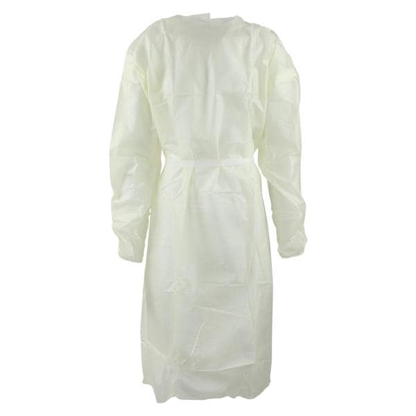 Isolation Gown AAMI Level 2 SMS X-Large Yellow 10/Bg