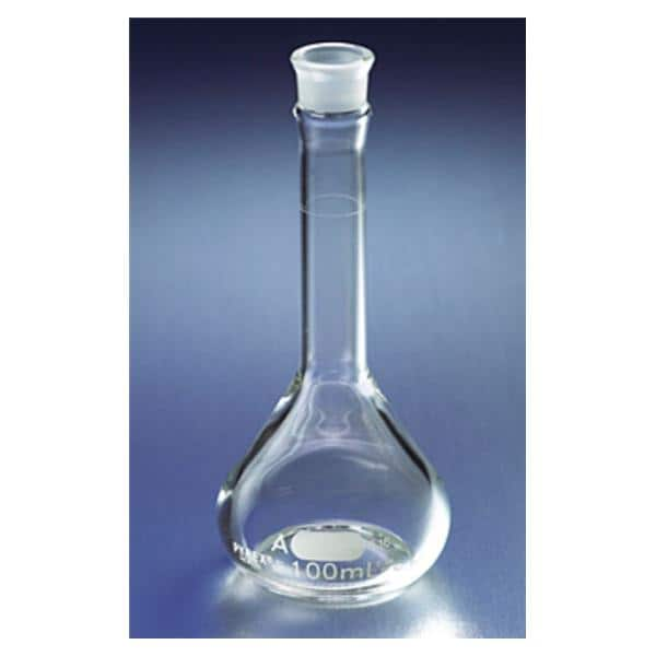 Pyrex Volumetric Flask Glass 50mL Class A 6/Ca