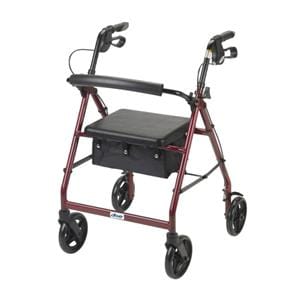 Walker Rollator 300lb Capacity Adult 7.5" Casters