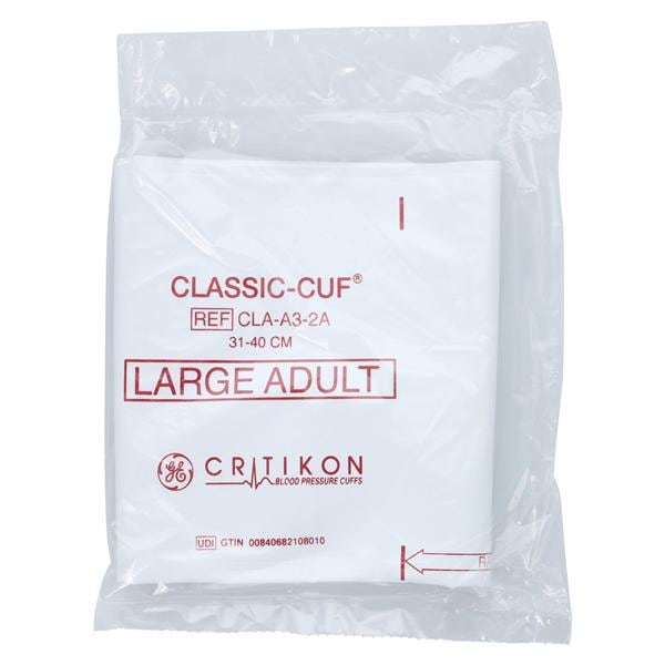 Critikon Classic-Cuf Blood Pressure Cuff Wht/Rs LF 20/Bx