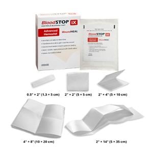 BloodStop Sodium Carboxymethyl Cellulose Hemostatic Dressing 2x14" Sterile Adhs