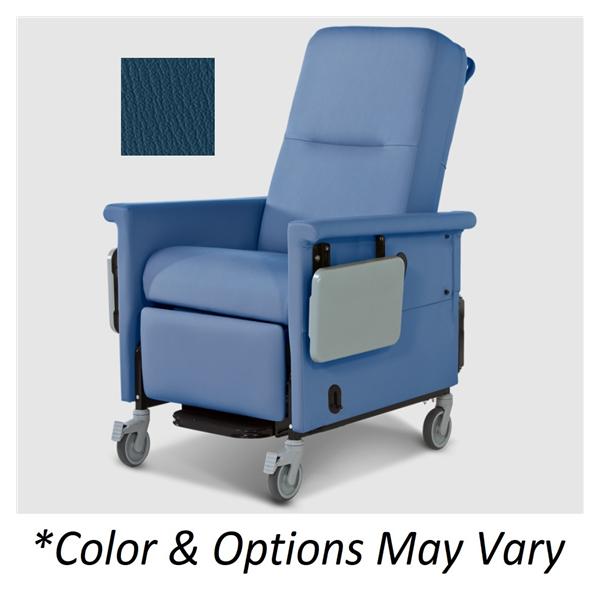 85 Series Patient Recliner 300lb Capacity Colonial Blue Ea