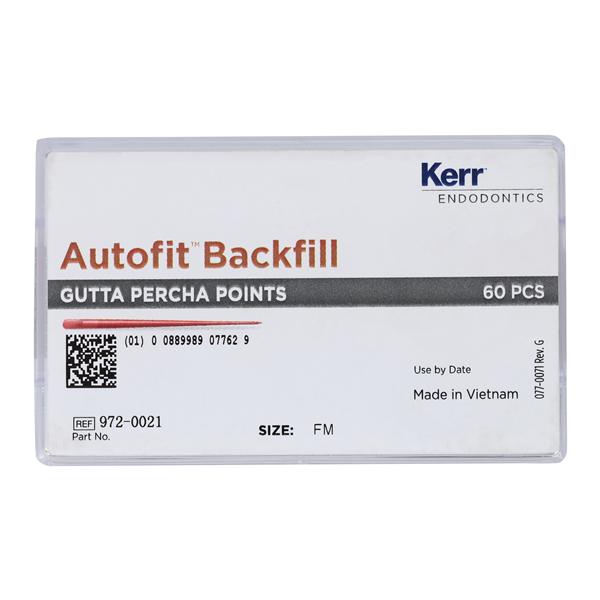 Autofit Backfill Cones Gutta Percha 60/Pk