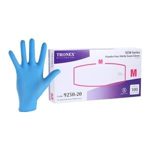 Nitrile Exam Gloves Medium Dark Blue Non-Sterile, 10 BX/CA