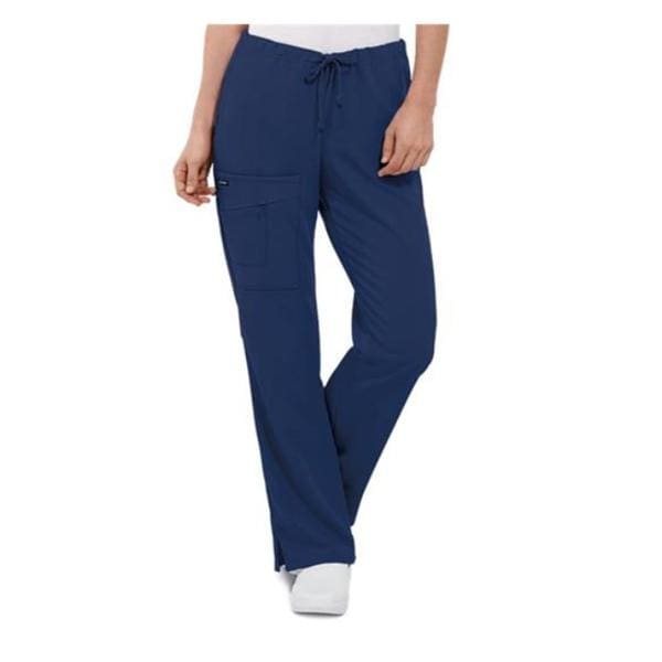 Jockey Scrub Pant Poly/Ryn/Spndx 4 Pockets Small New Navy Womens Ea