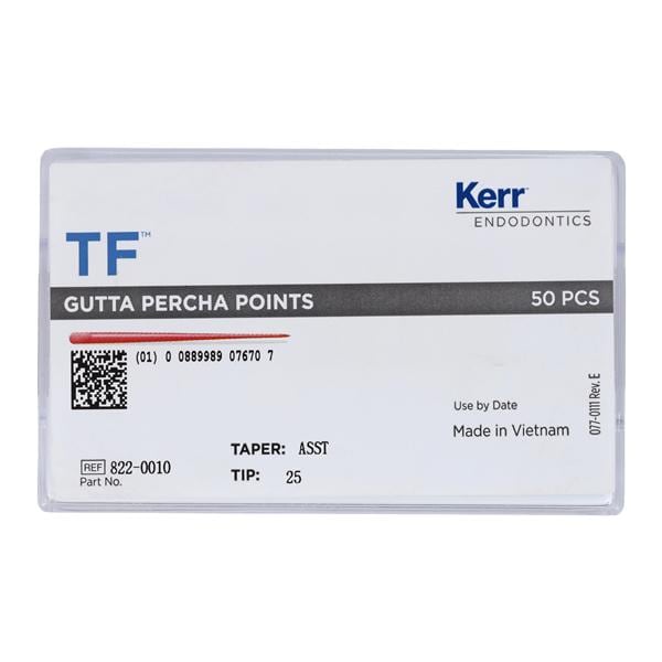 TF Gutta Percha Points Size 25 50/Pk