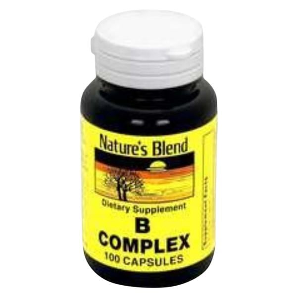 Vitamin B-Complex Supplement Capsules 100/Bt