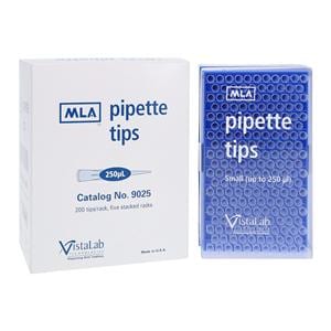 MLA Pipette Tip 5-250uL Non-Sterile 1000/Pk