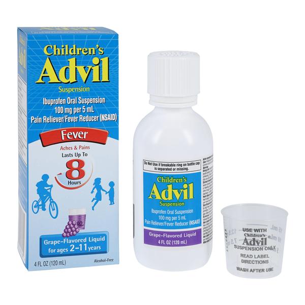 Advil Children NSAID Liquid 100mg Grape 4oz/Bt