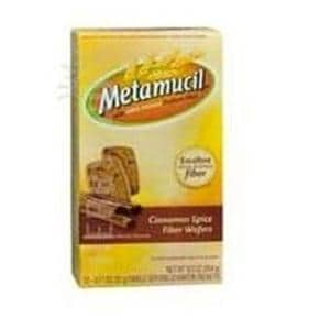 Metamucil Stool Softener Wafer Cinnamon Spice 24/Bt