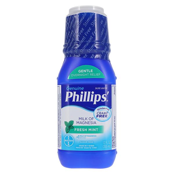 Phillips Milk of Magnesia Stool Softener Liquid Mint 12oz/Bt