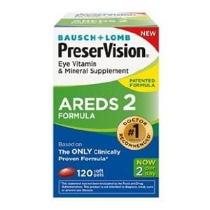 Preservision Areds Formula Supplement Softgel Capsules 120/Bt