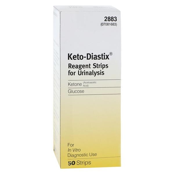 Keto-Diastix Urinalysis Test Strip 50/Bt, 24 BT/CA